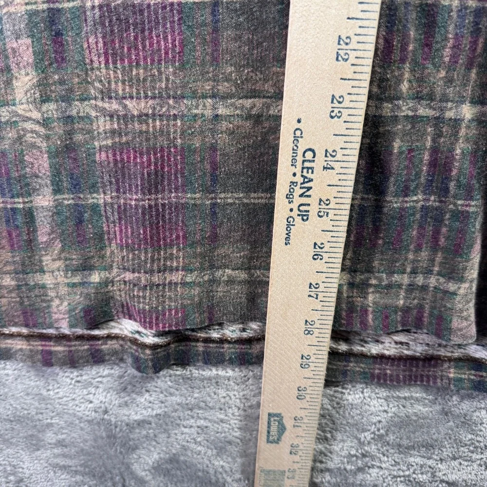 Vintage Polo Ralph Lauren Polo Shirt Linen Blend Mens Size 2XL Plaid Brown Red